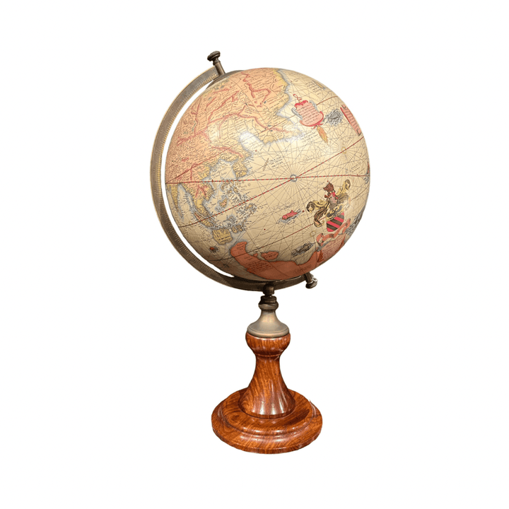 Globe draaibaar op sokkel Wales - 65 cm - Engelsbureau.nl